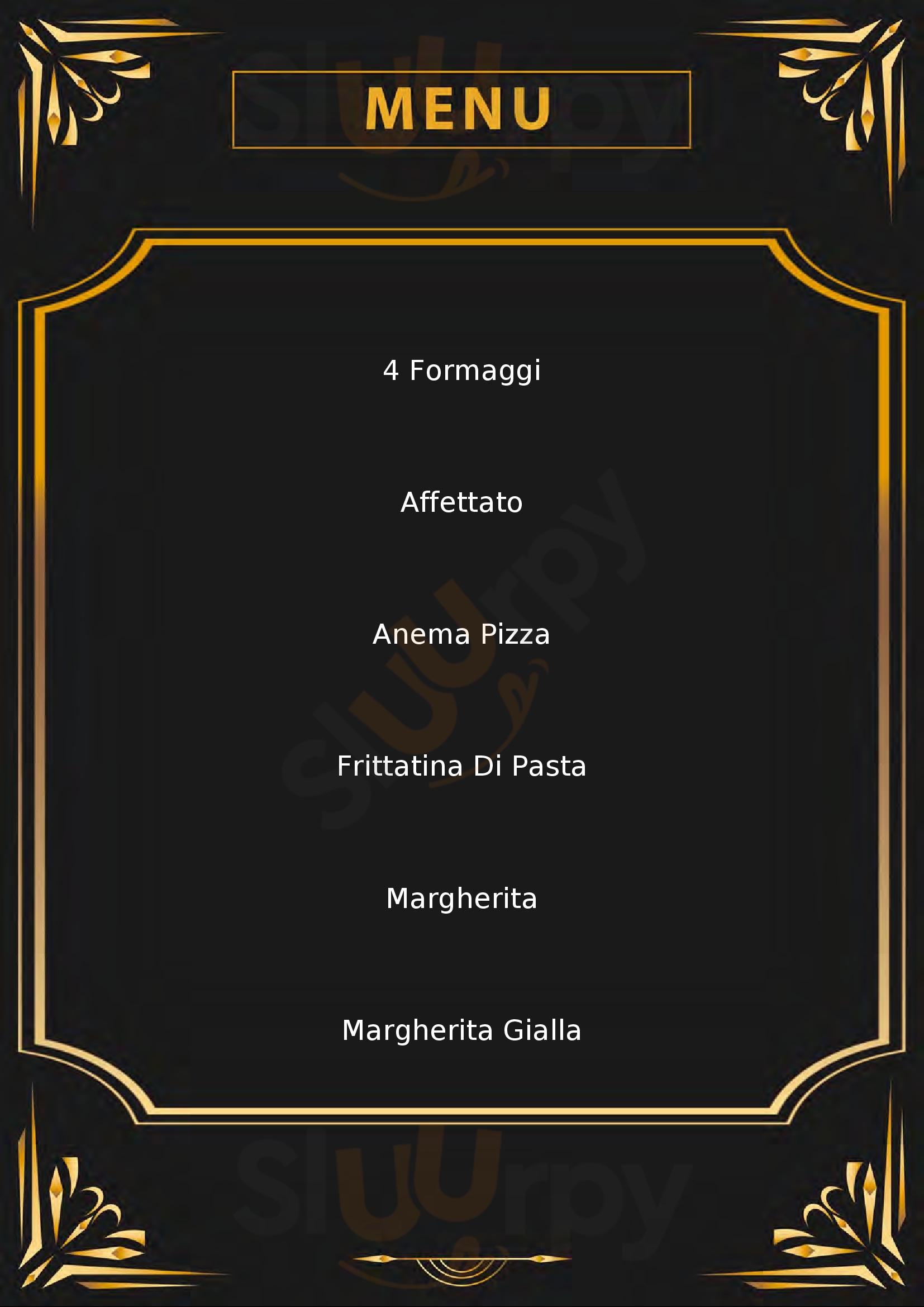 Anema & Pizza Pizzeria Friggitoria Napoli menù 1 pagina