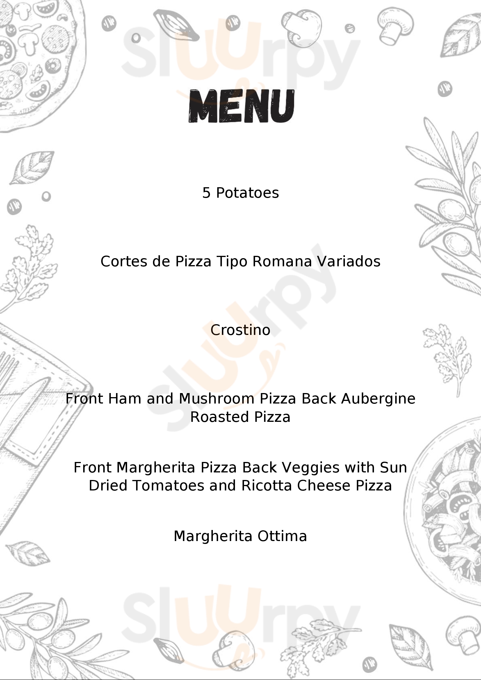 Alice Pizza Corso Buenos Aires Milano menù 1 pagina