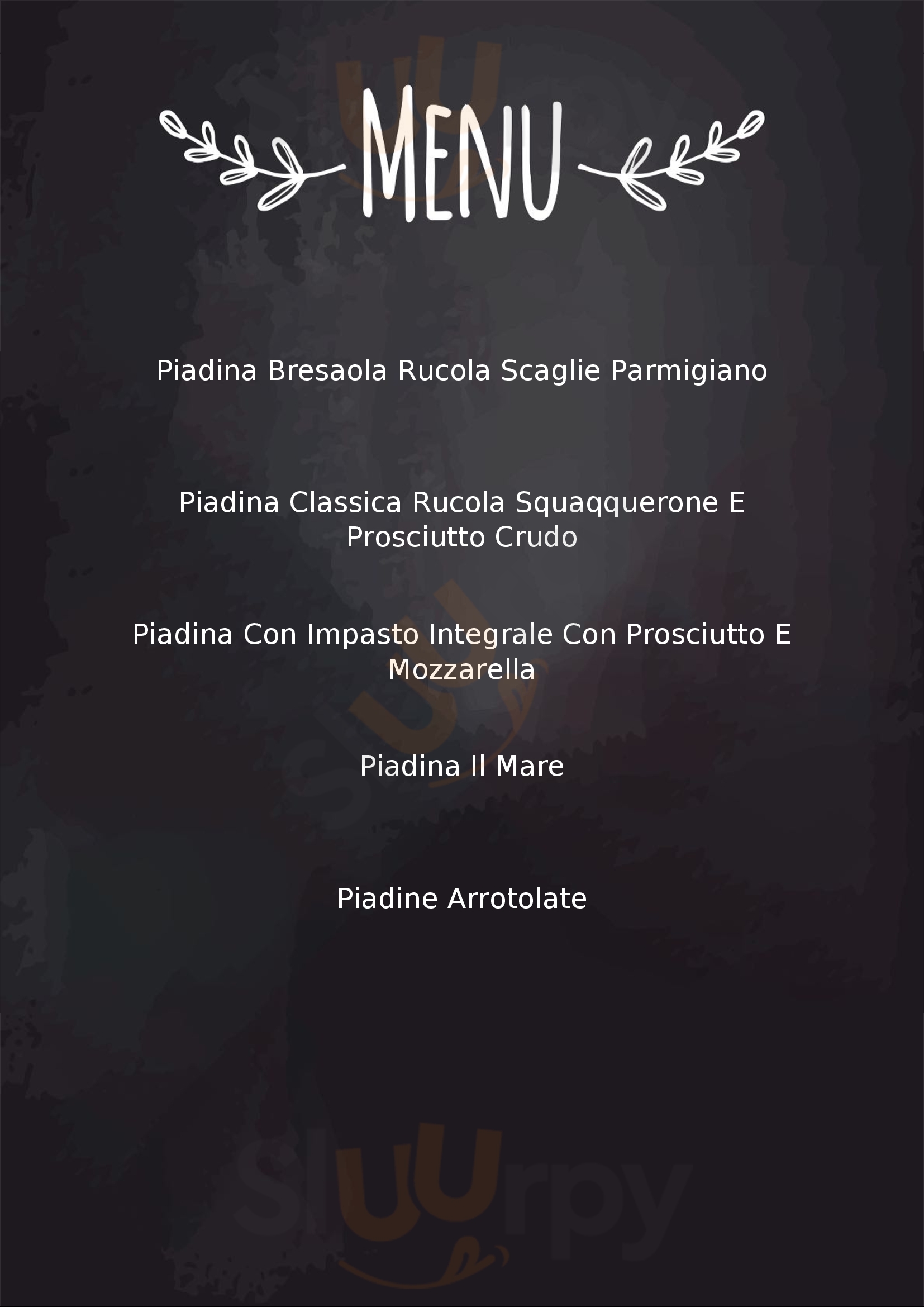 La Piadineria San Martino Siccomario menù 1 pagina