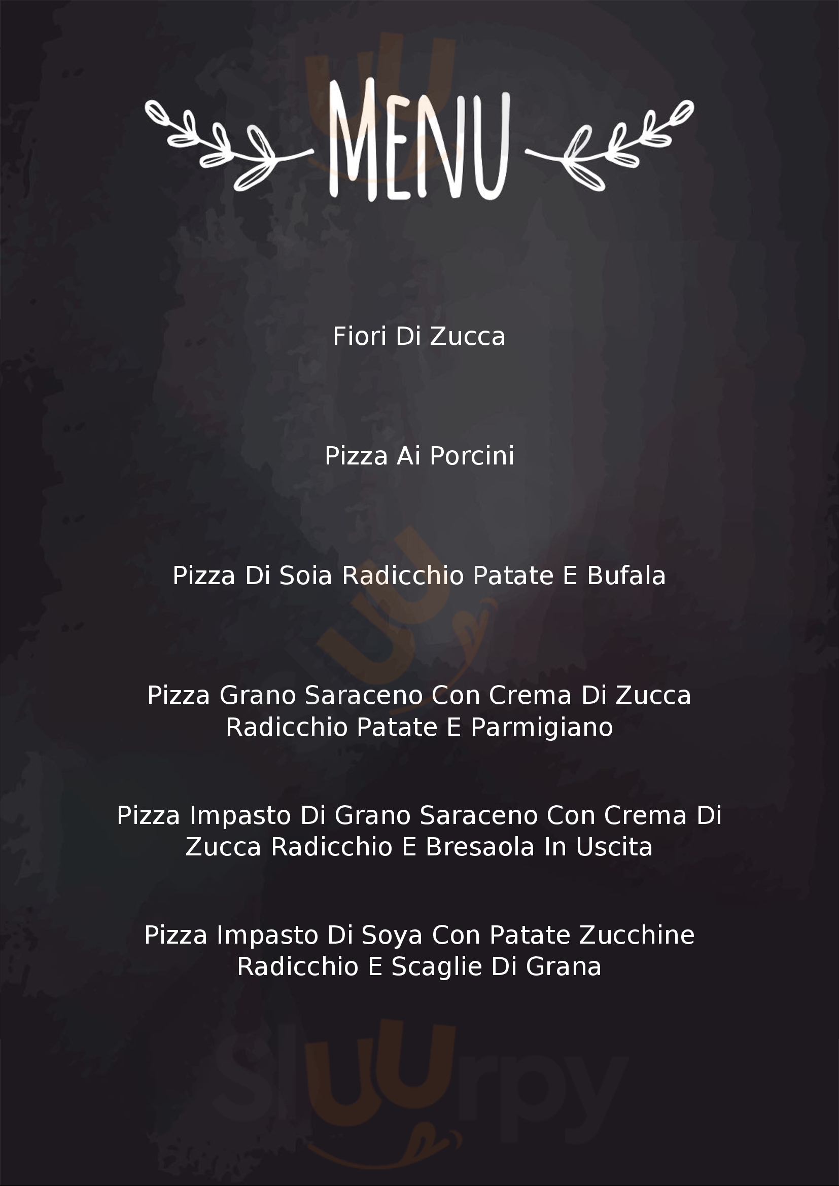 Pizzeria Le Fate Ferrara menù 1 pagina