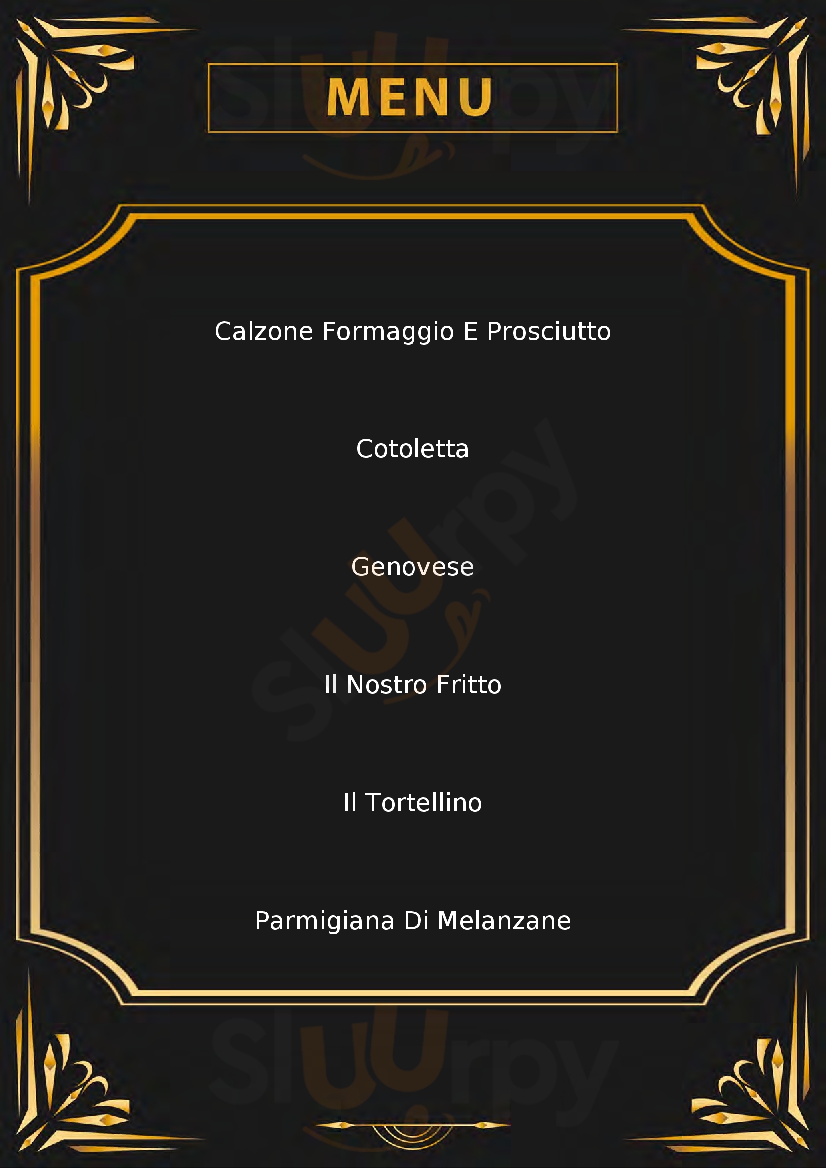 Rosmarino Pizza & Cucina Bologna menù 1 pagina