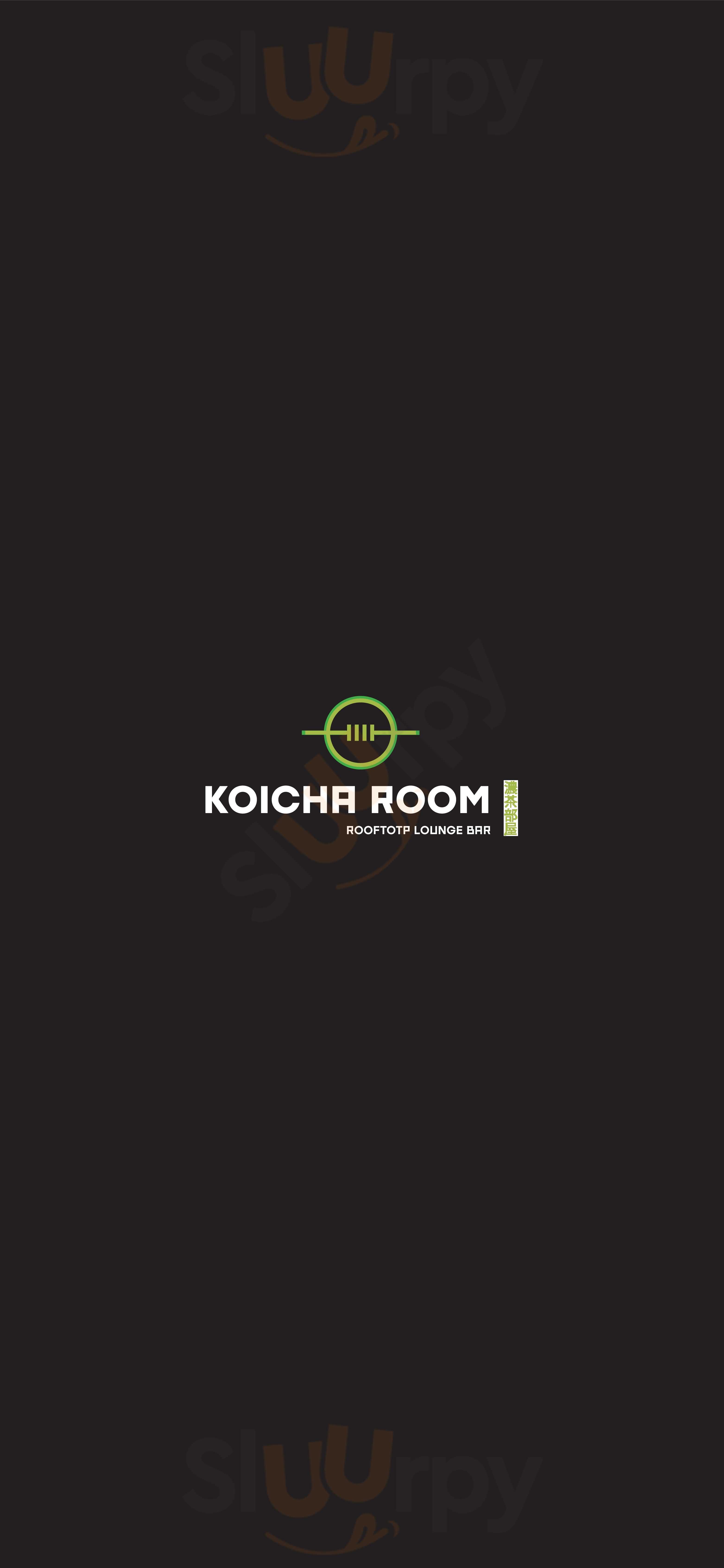 Koicha Room Como - Rooftop Lounge Bar Como menù 1 pagina