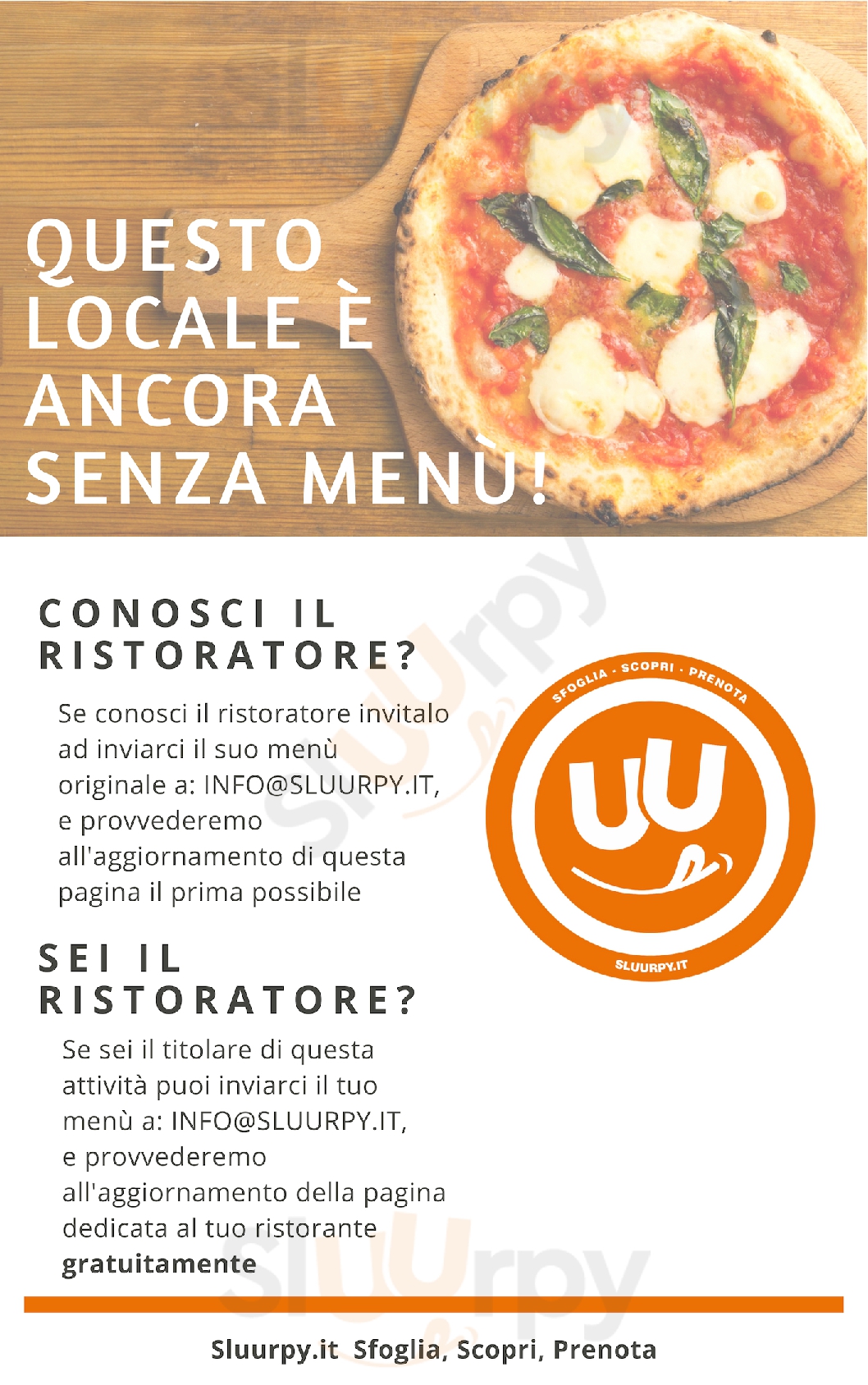 Pizzeria Brione Rovereto menù 1 pagina