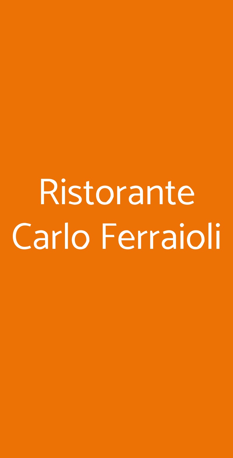 Ristorante Carlo Ferraioli Pescara menù 1 pagina