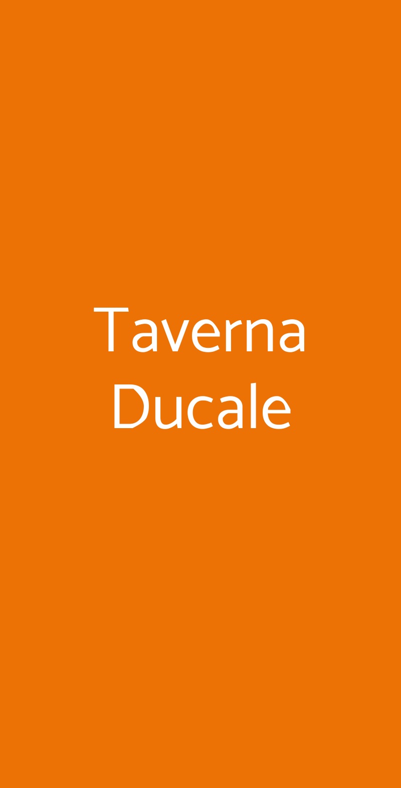 Taverna Ducale Caramanico Terme menù 1 pagina