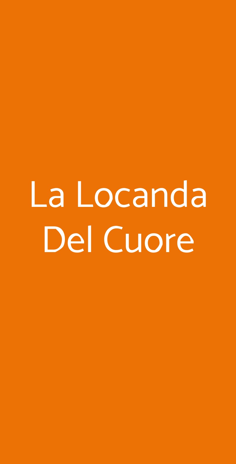 La Locanda Del Cuore Pescara menù 1 pagina