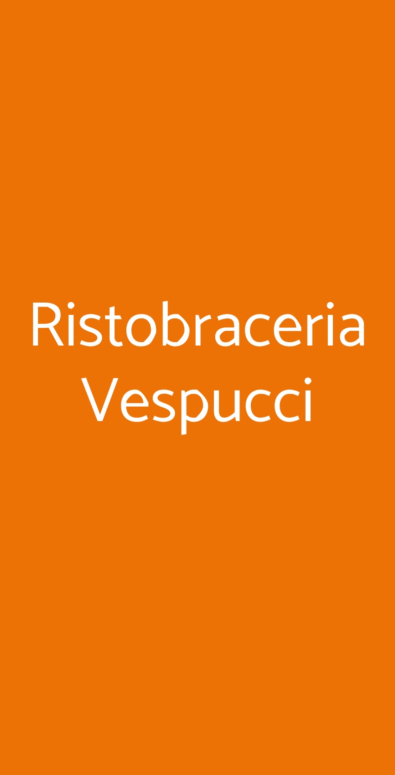 Ristobraceria Vespucci Pescara menù 1 pagina