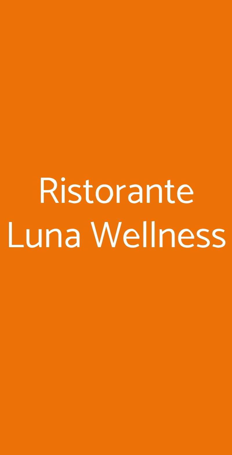 Ristorante Luna Wellness Folgarida menù 1 pagina