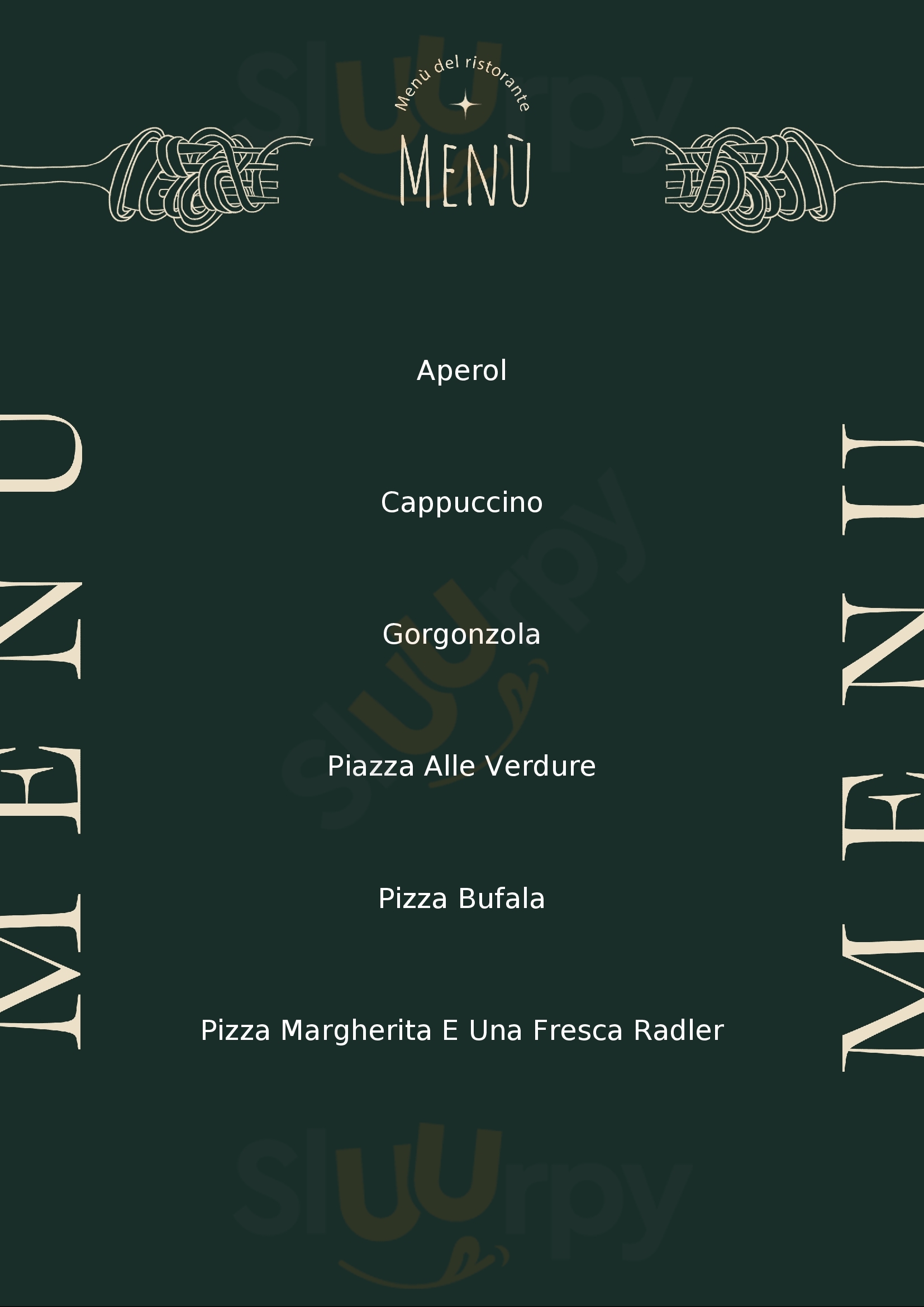 Pizzeria Alpino Baselga di PinÃ¨ menù 1 pagina