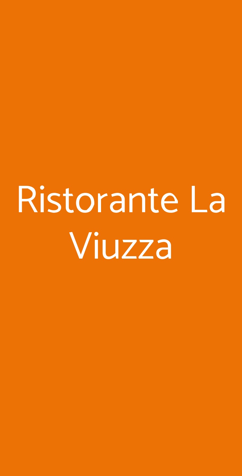 Ristorante La Viuzza Castel di Sangro menù 1 pagina