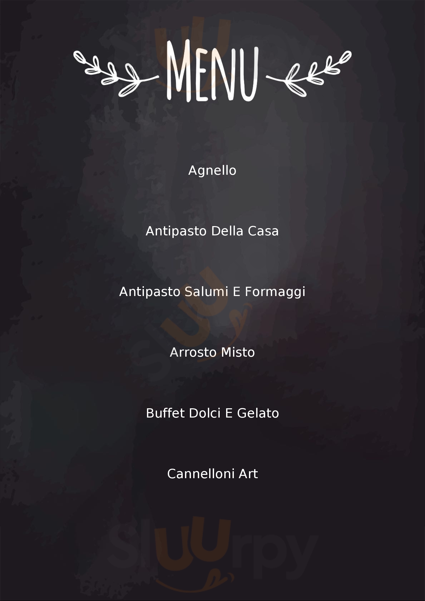 Ristorante Fonte Rio Avezzano menù 1 pagina