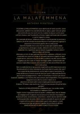Pizzeria La Malafemmena Di Anthony Minutolo
