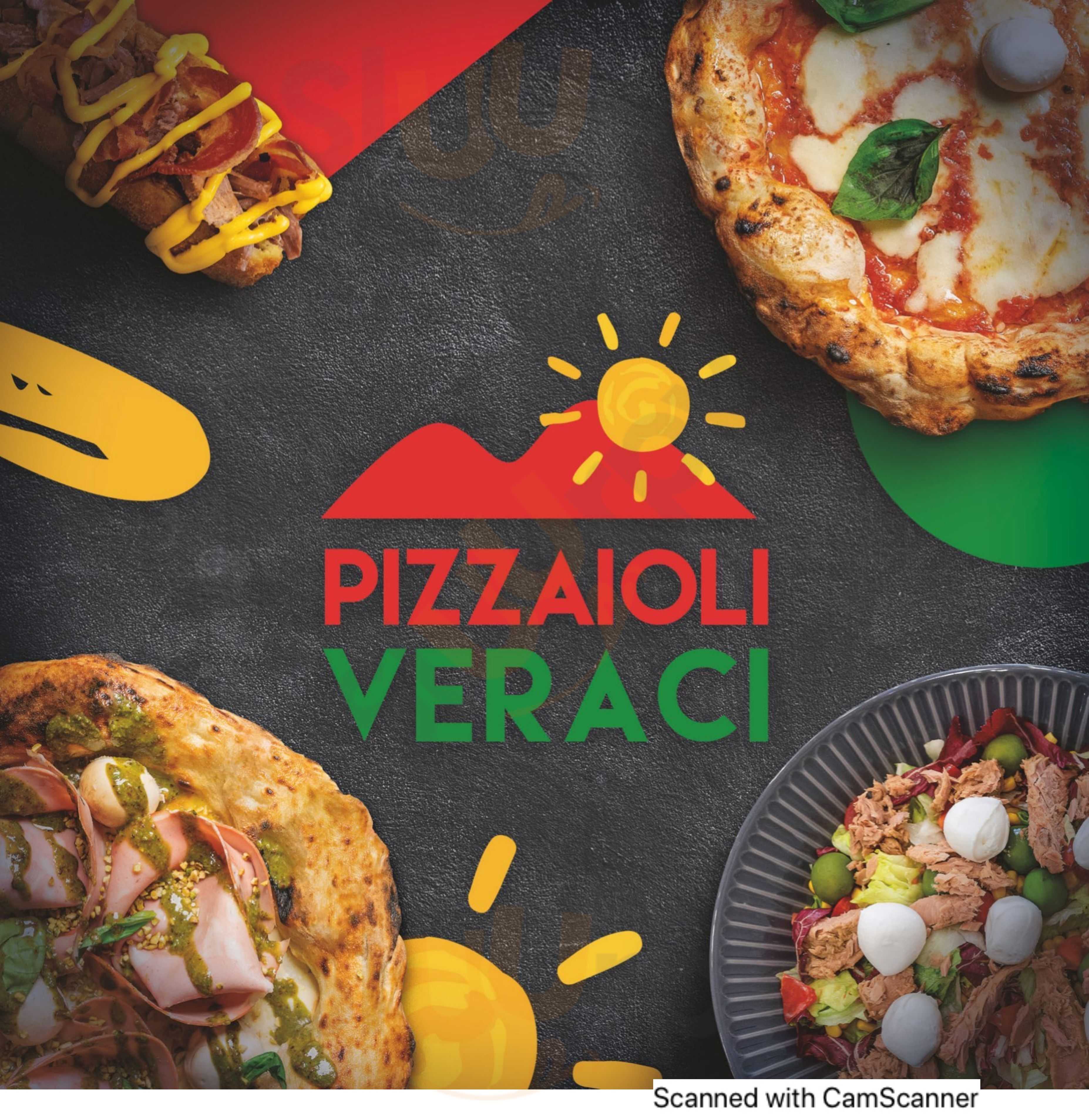 Pizzaioli Veraci Napoli menù 1 pagina