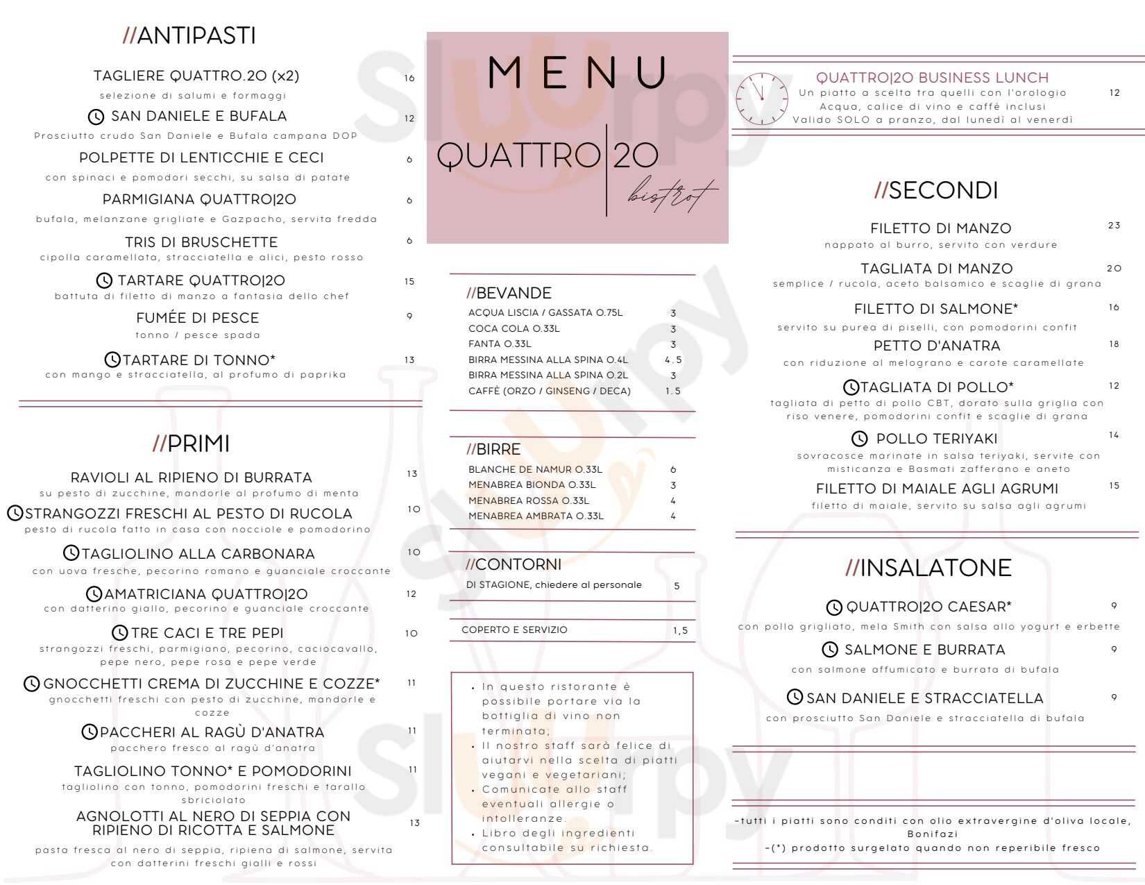 Quattro 20 Bistrot, Fiano Romano