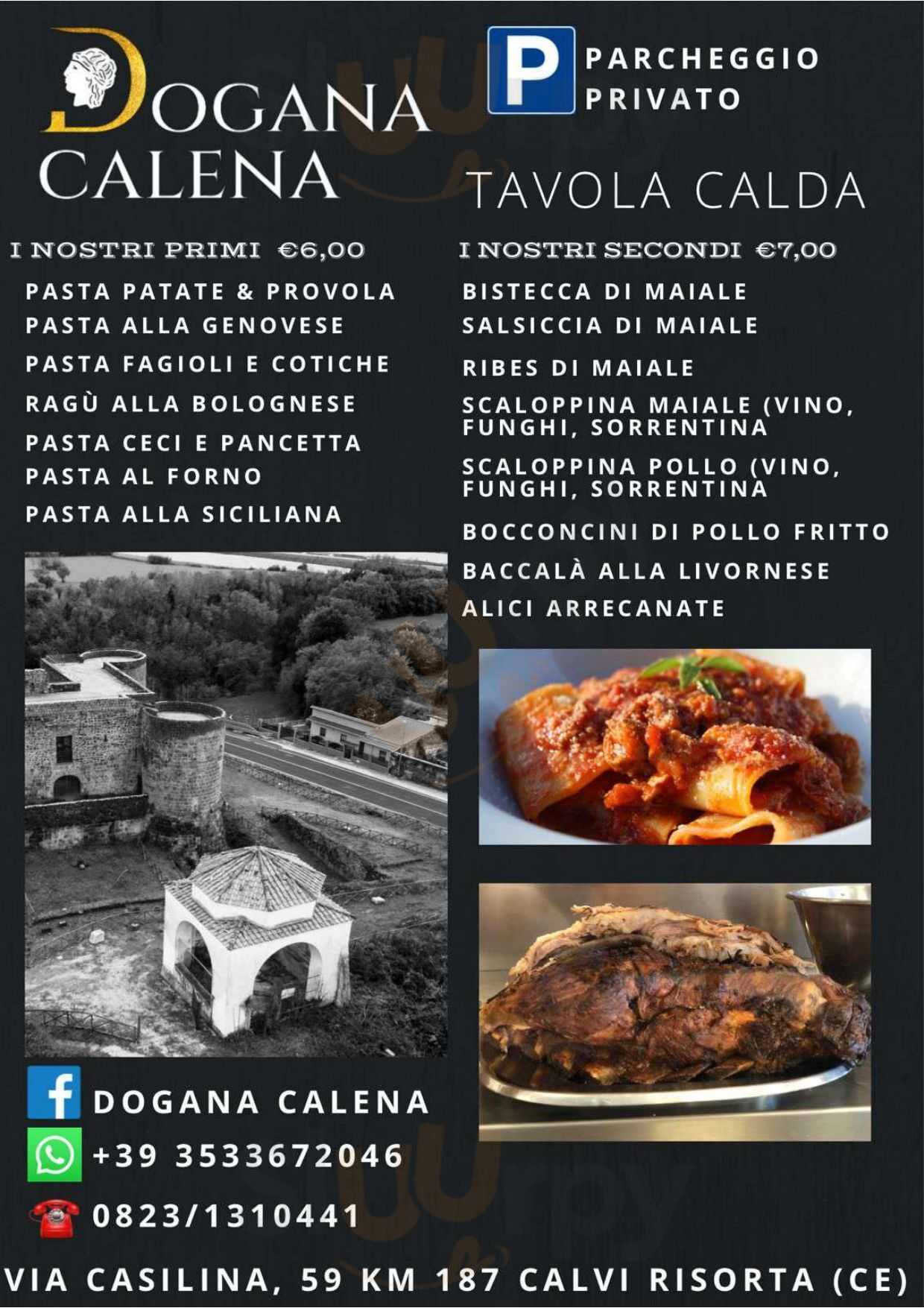 Dogana Calena, Calvi Vecchia