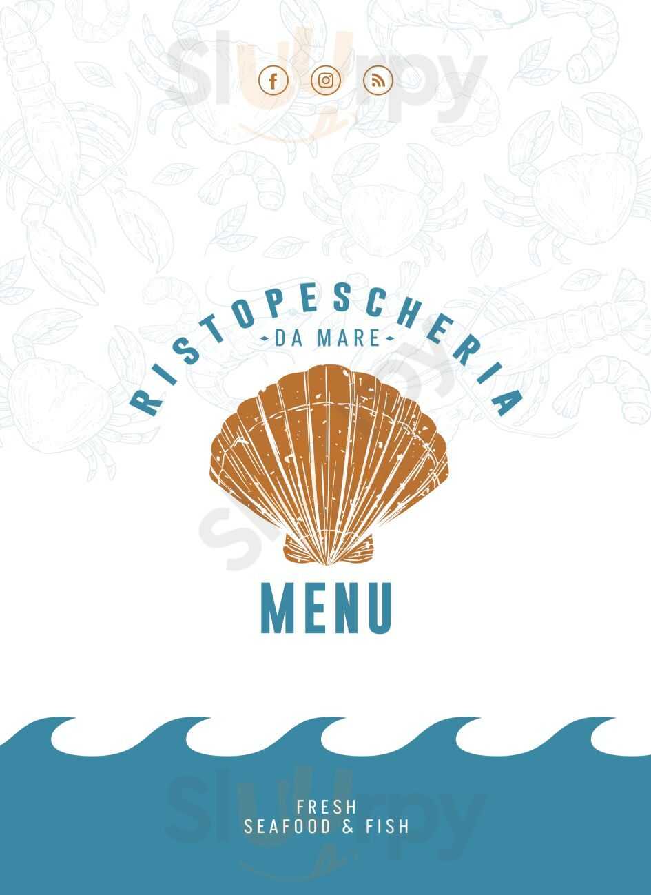 Risto Pescheria Da Mare Palermo menù 1 pagina