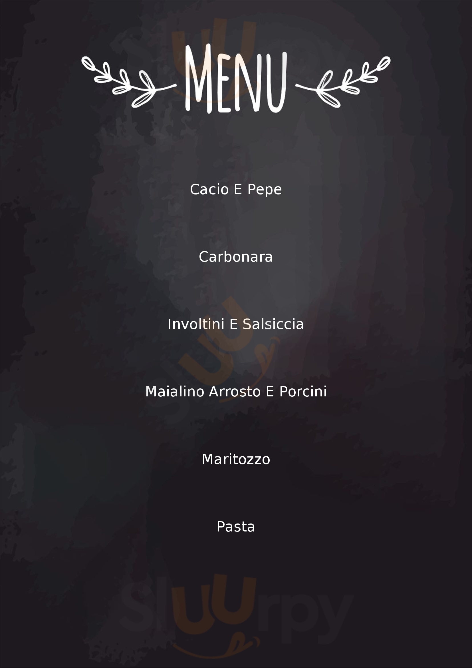 Trattoria Dal Cordaro (Milano) Milano menù 1 pagina