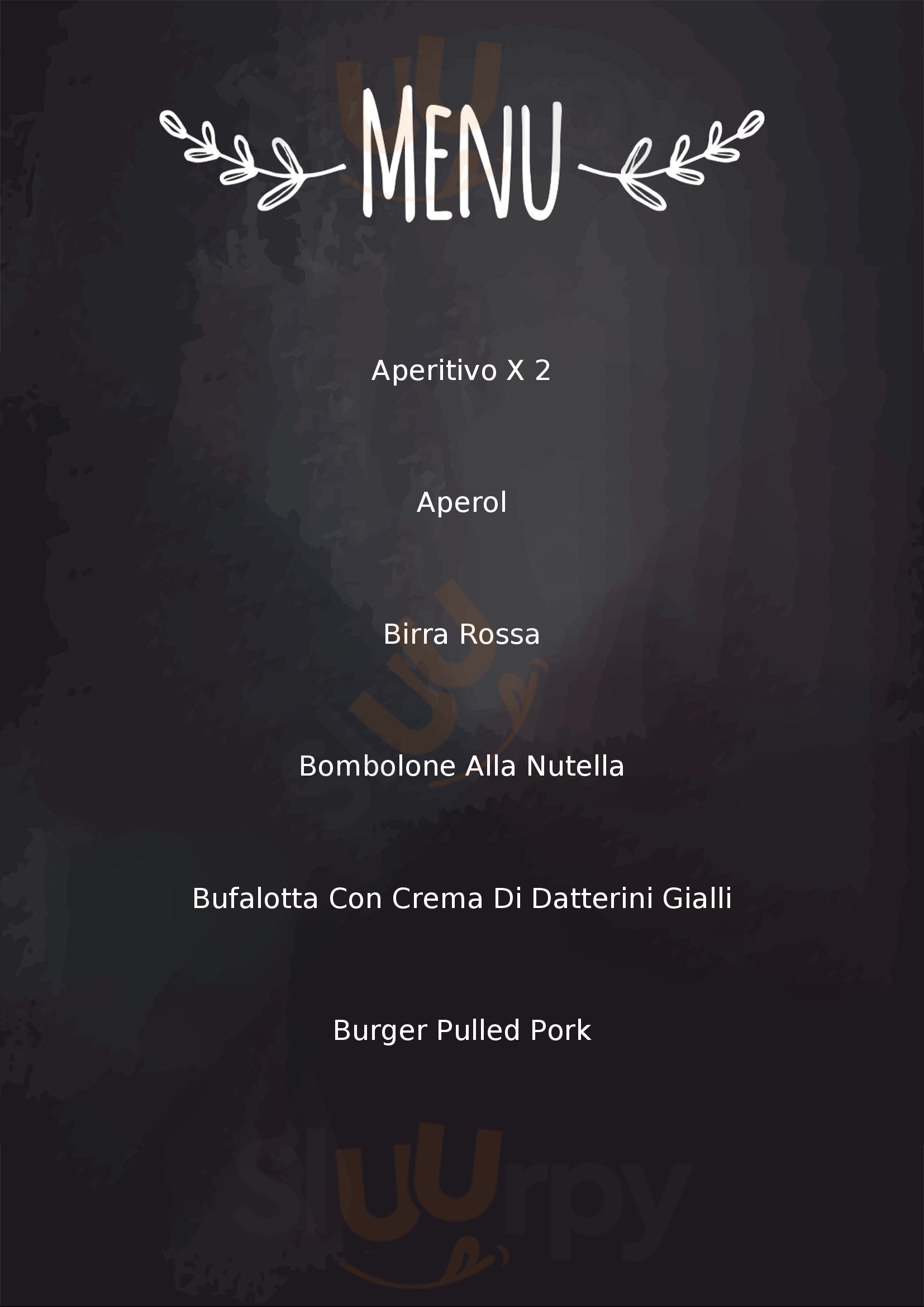 House of Burger Cusano Milanino menù 1 pagina