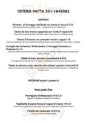 Osteria Matta