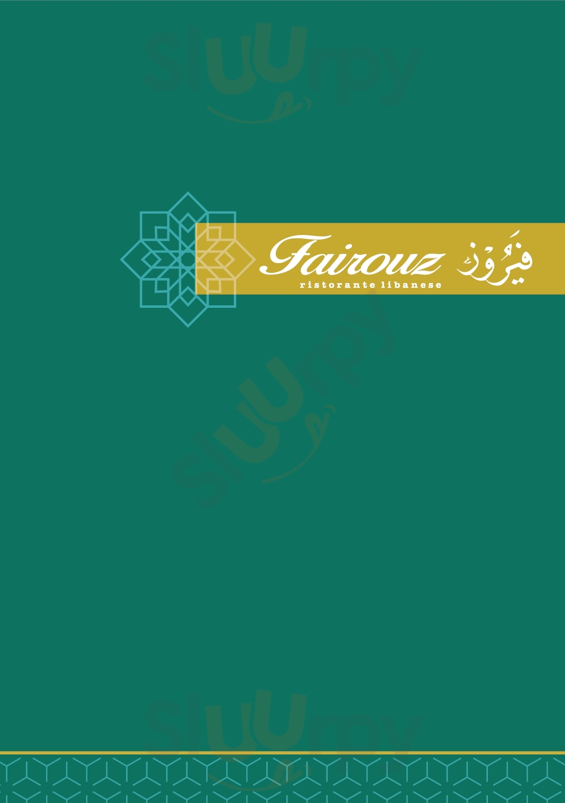 Fairouz - Gerusalemme Milano menù 1 pagina