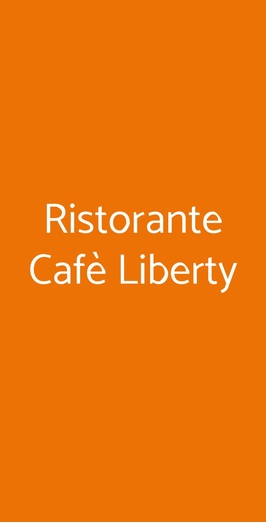 Ristorante Cafè Liberty, San Pellegrino Terme