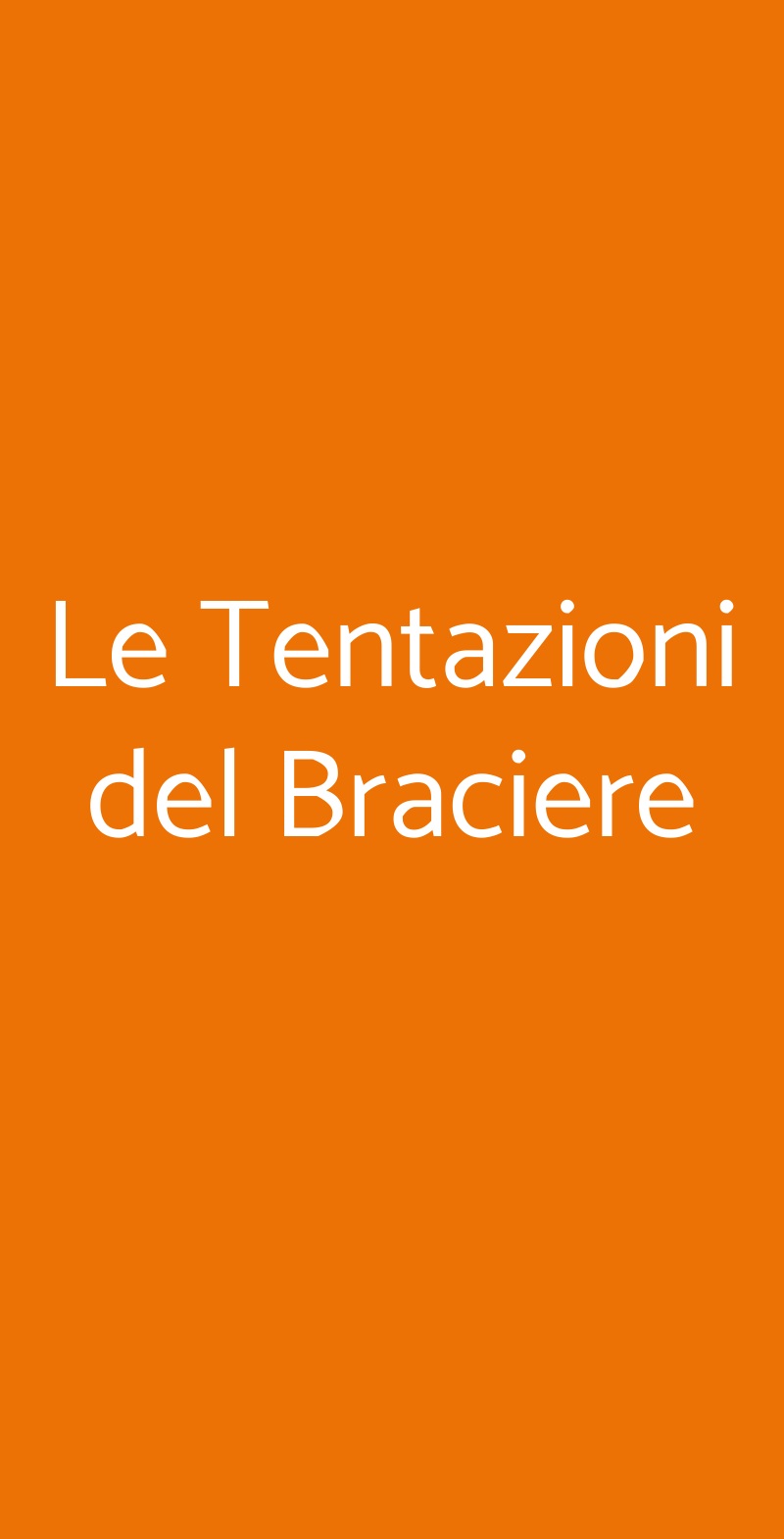 Le Tentazioni del Braciere Bergamo menù 1 pagina