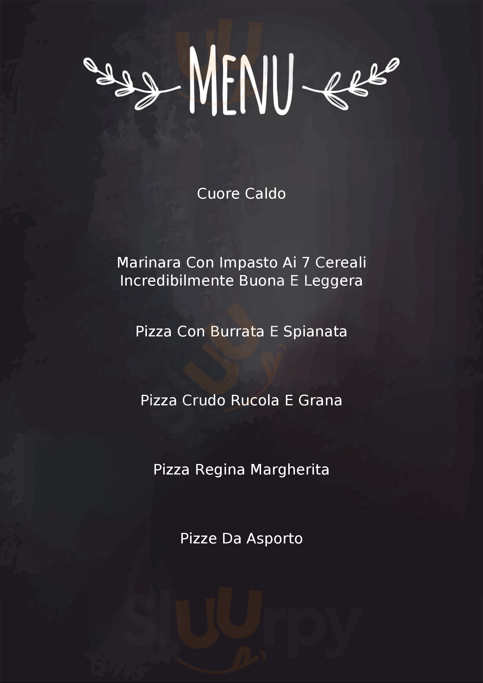 Pizza...e vai Taranto menù 1 pagina