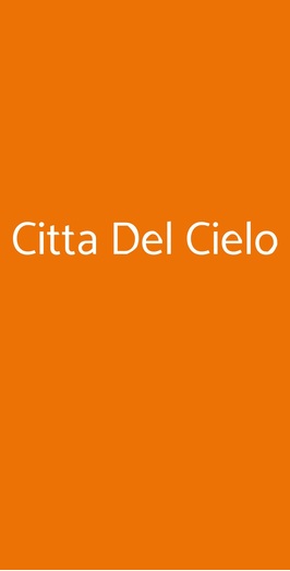 Citta Del Cielo, Roma