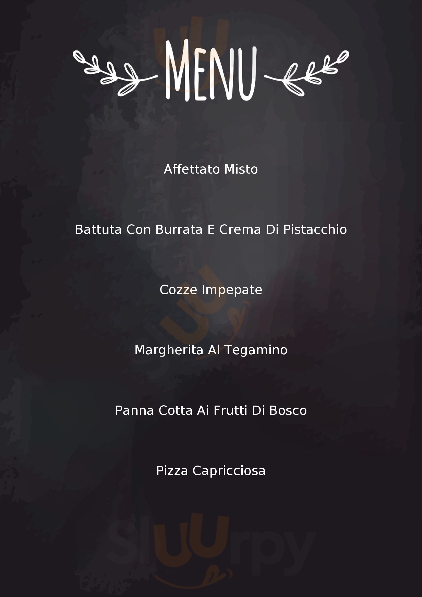 Pizzeria Totò Sapore (Vecchio Forno) Bricherasio menù 1 pagina