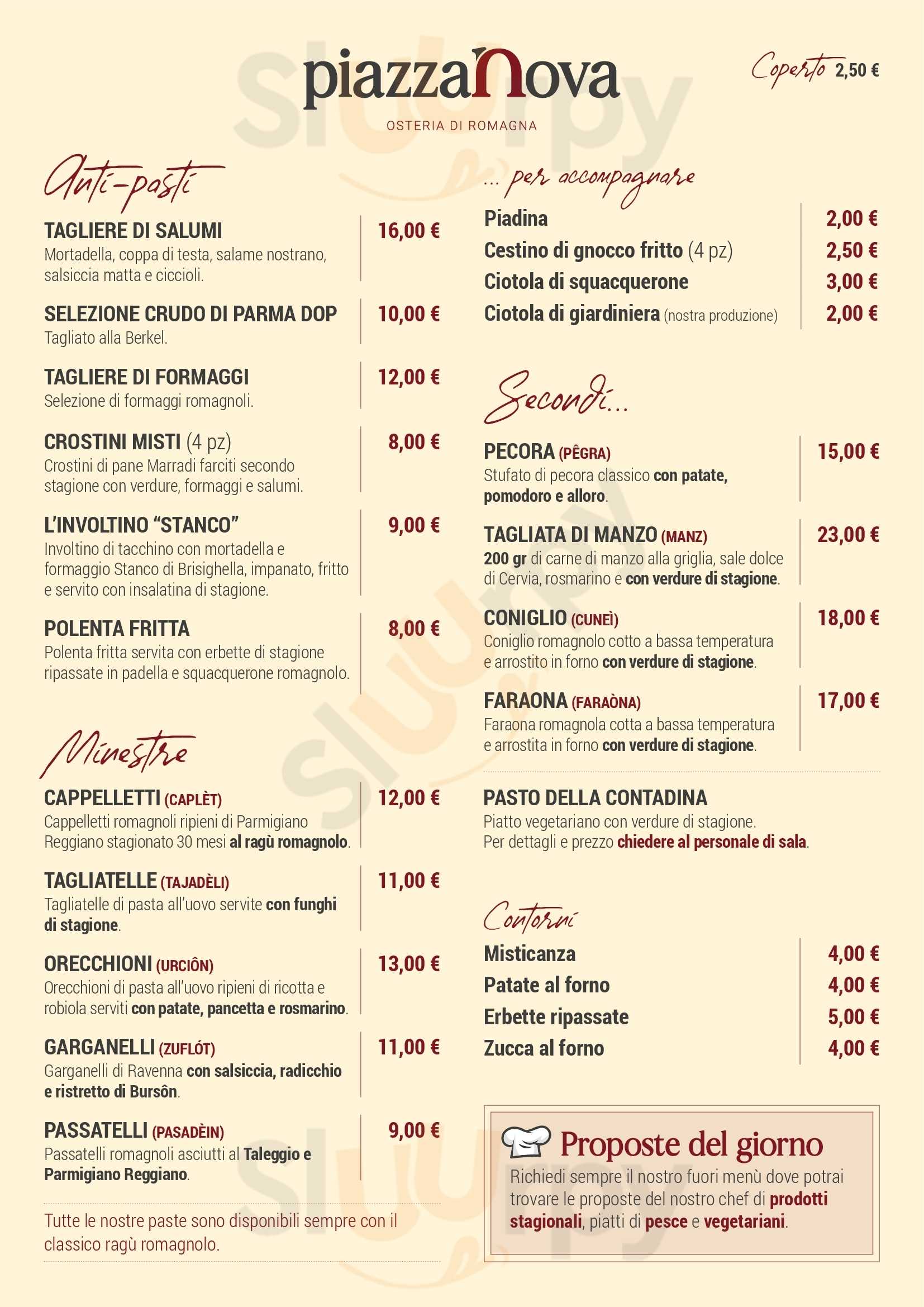 Piazzanova Osteria Di Romagna, Bagnacavallo