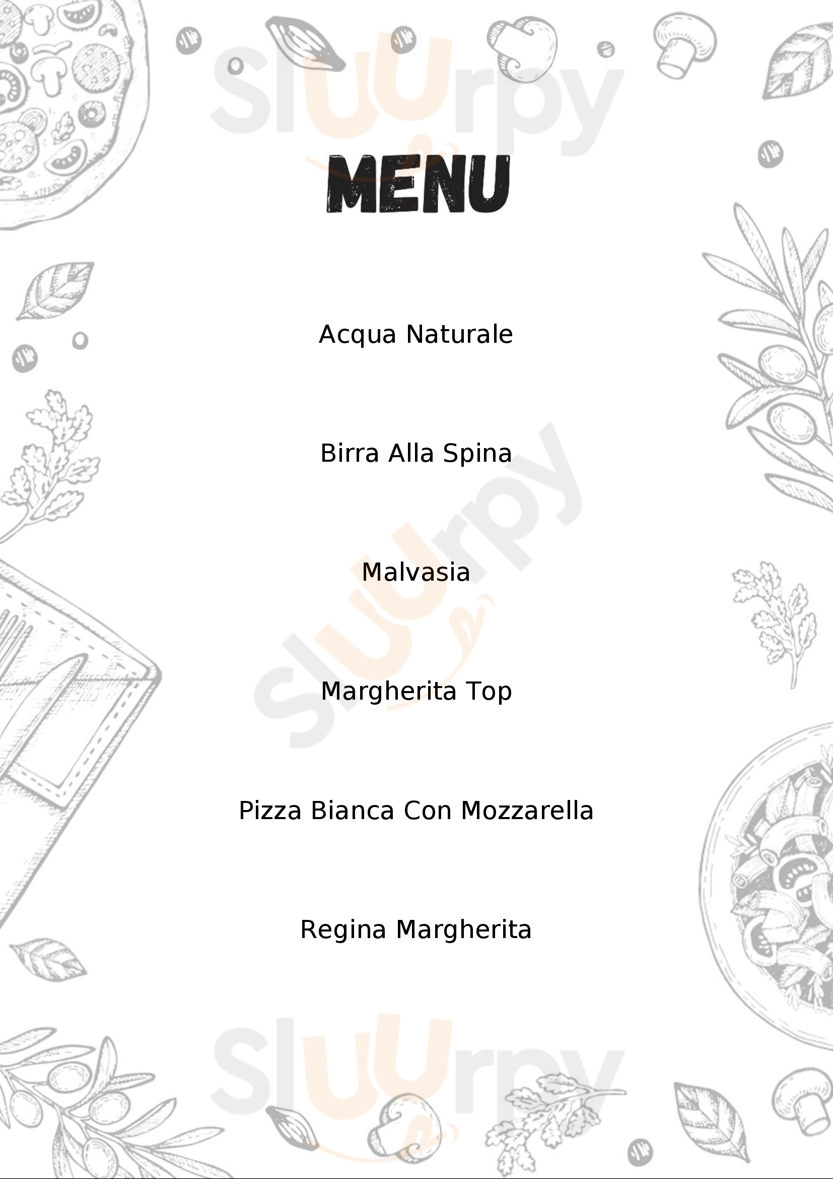 Initaly bistrot Fucecchio Fucecchio menù 1 pagina