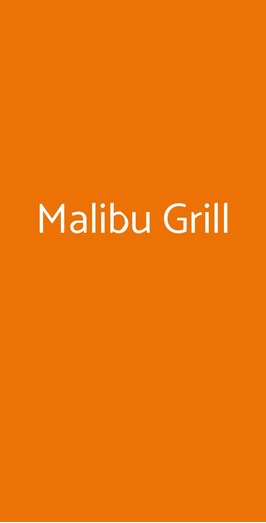 Malibu Grill, Terrasini
