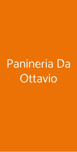 Panineria Da Ottavio, Palermo