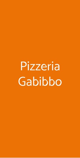 Pizzeria Gabibbo, Palermo