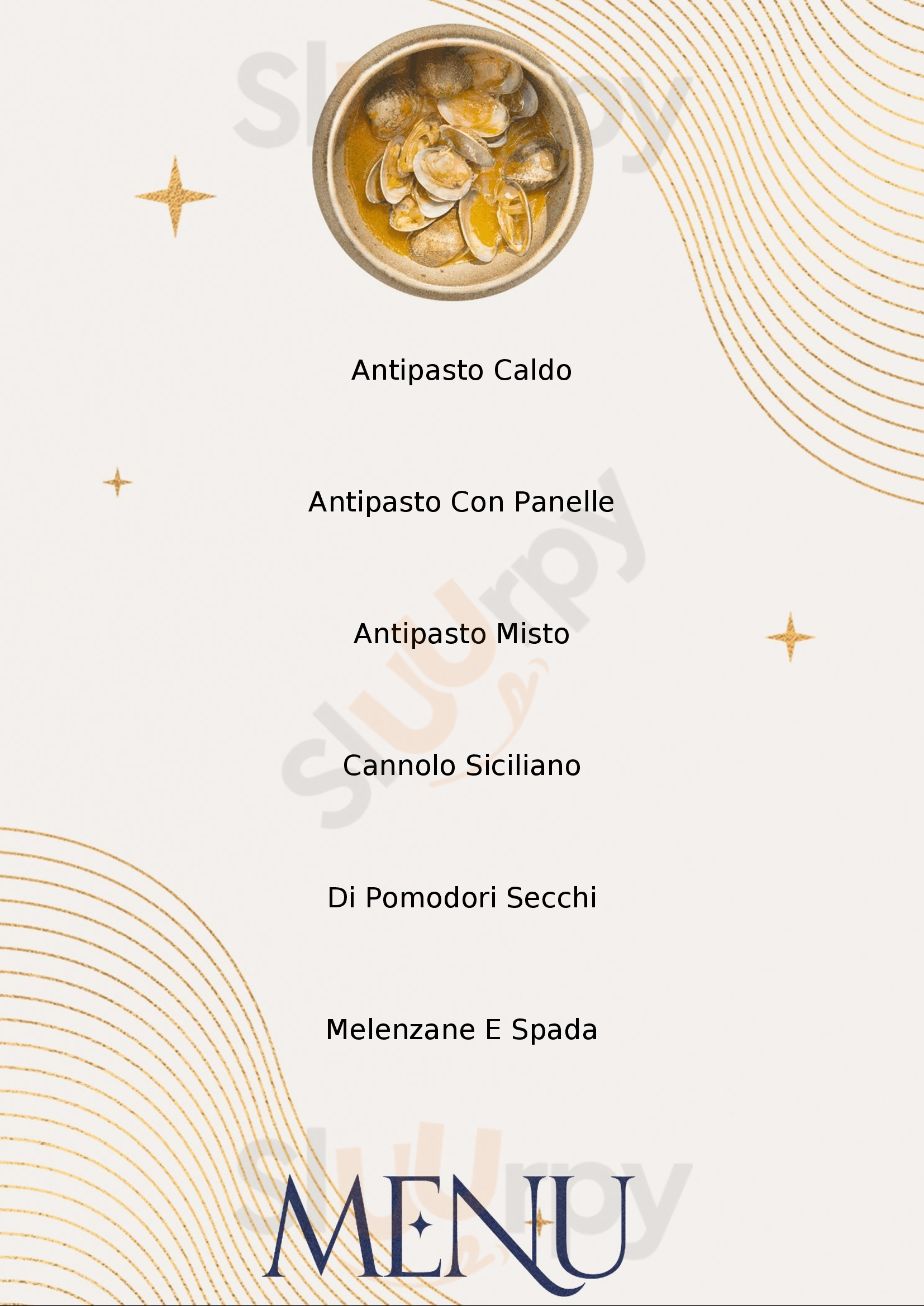 La Spiga D'Oro Caccamo menù 1 pagina