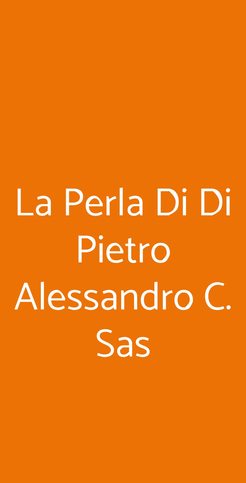 La Perla Di Di Pietro Alessandro C. Sas Silvi Marina menù 1 pagina