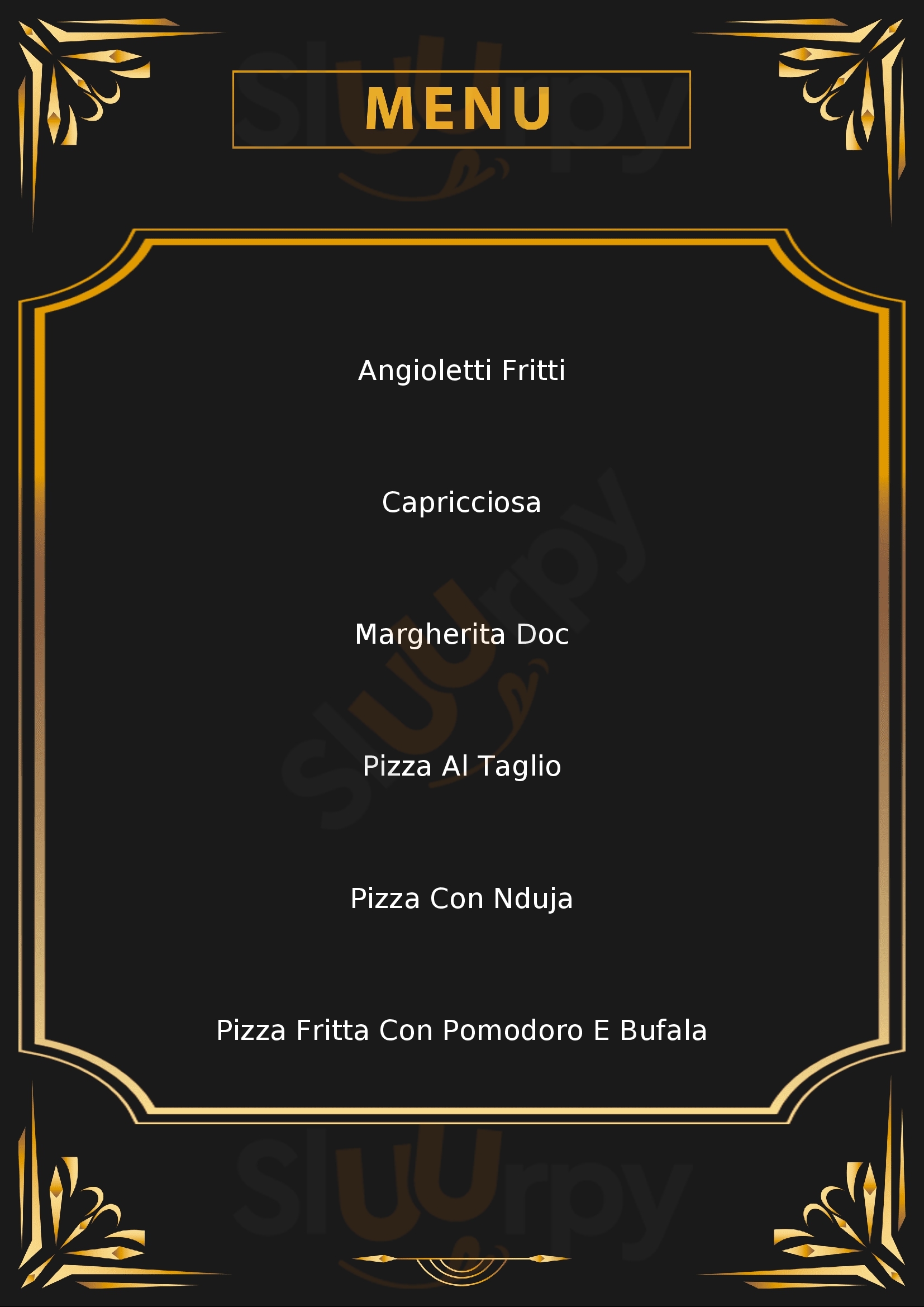 MAMMA MIA Pizza & FastGood Cassino menù 1 pagina