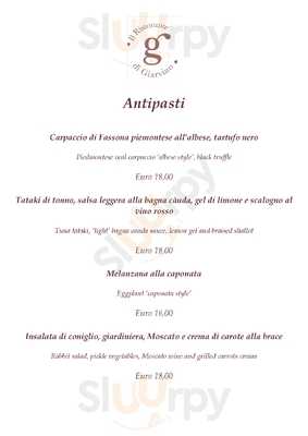 Ristorante "g" Di Giarvino