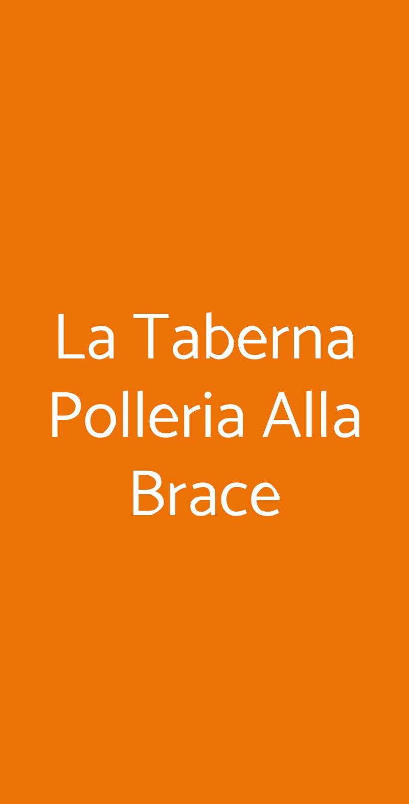 La Taberna Polleria Alla Brace Palermo menù 1 pagina