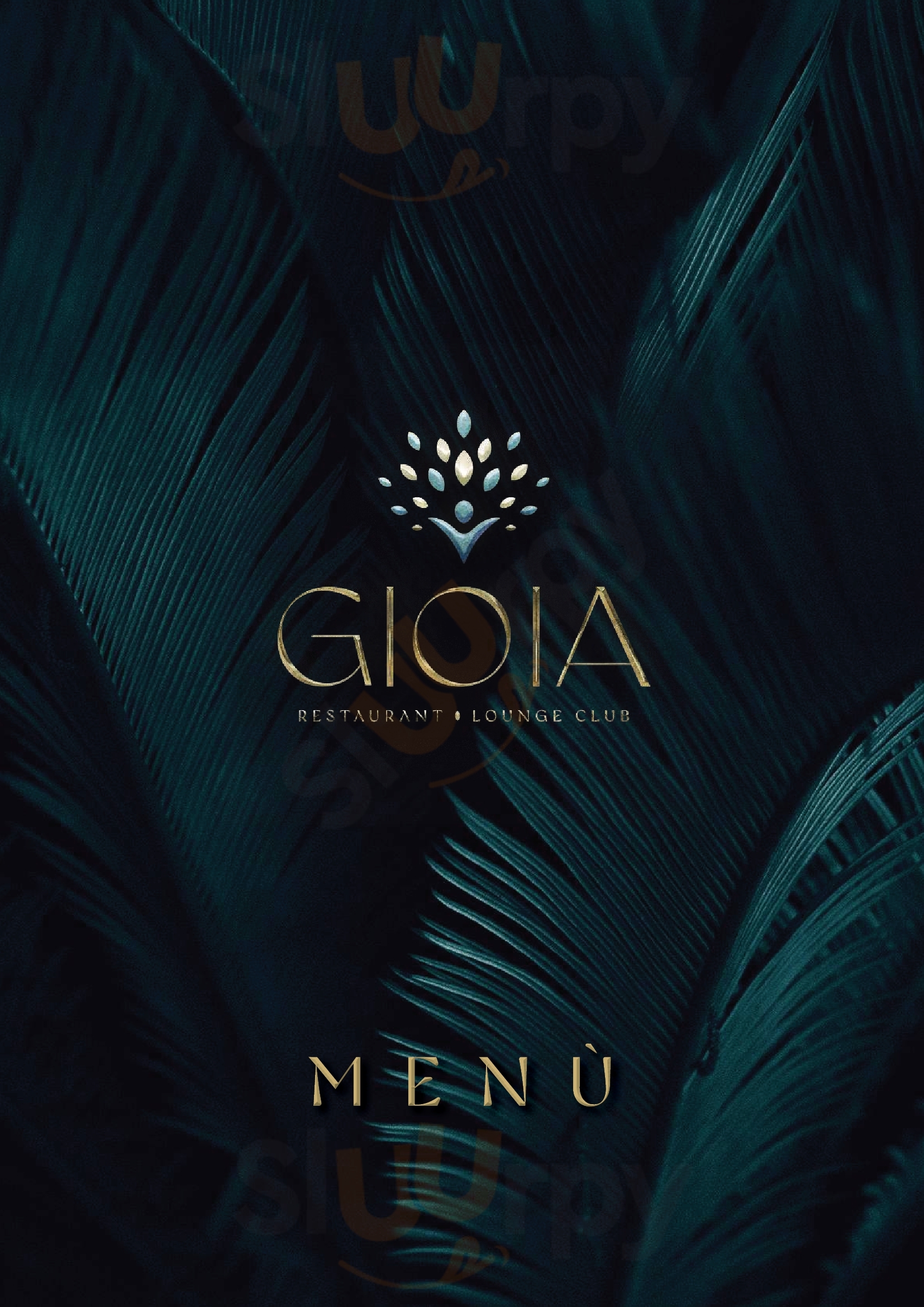 Gioia - Restaurant & Lounge Club Pavia menù 1 pagina