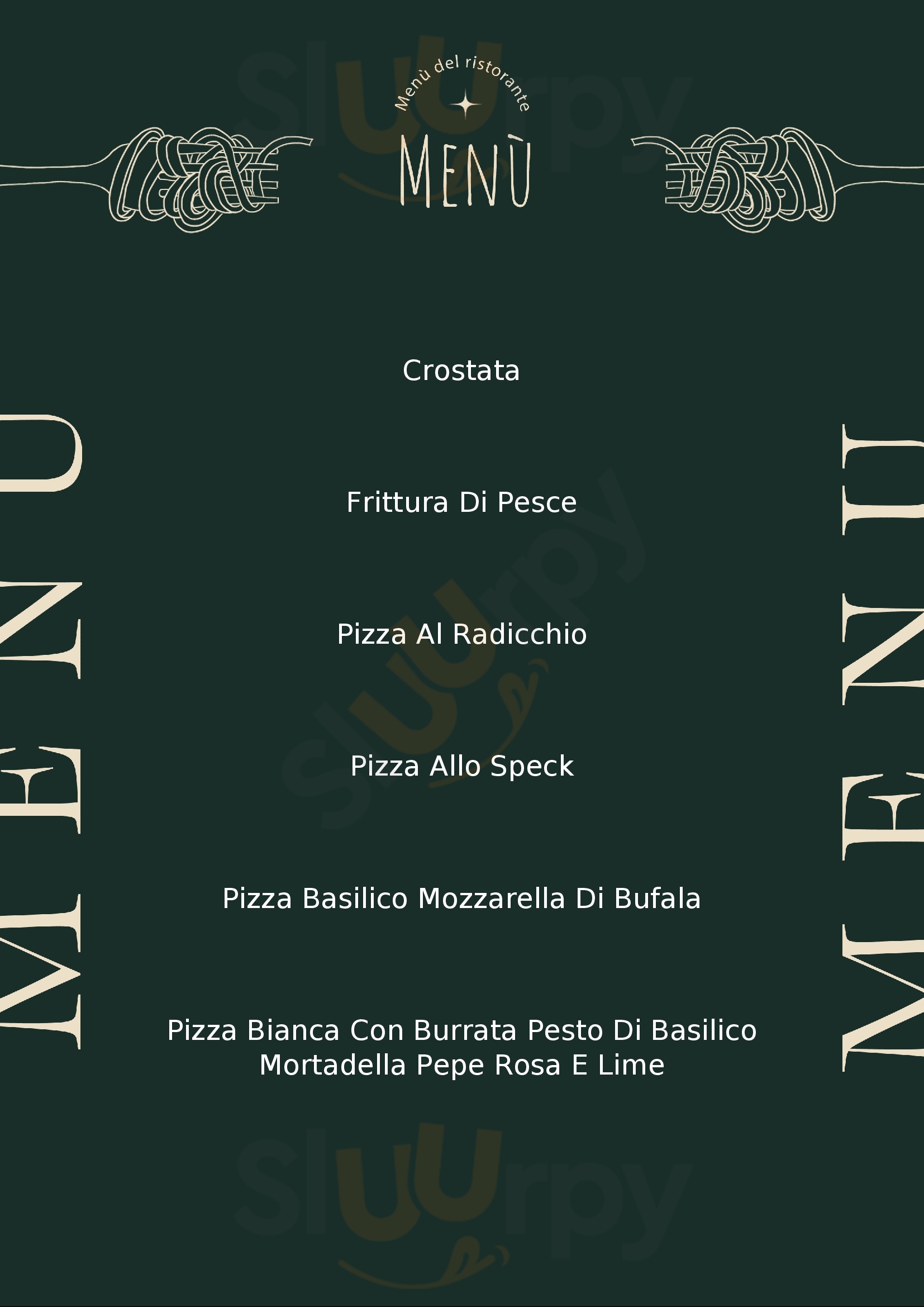 PIZZERIA CARINOSTRI Istrana menù 1 pagina