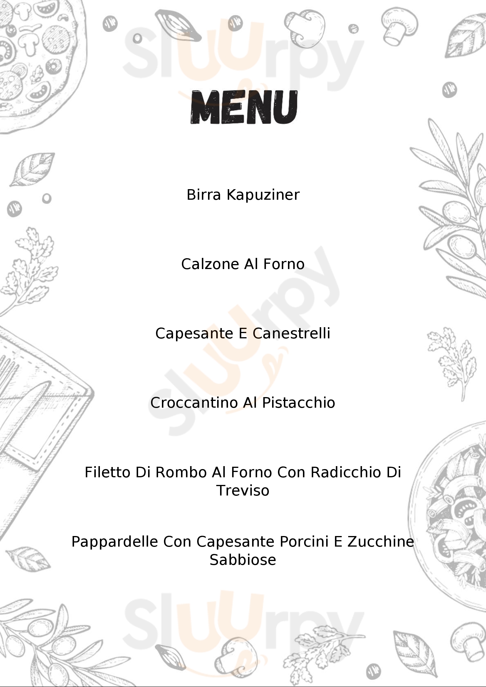 Pizzeria Ristorante IL Saraceno Conegliano menù 1 pagina