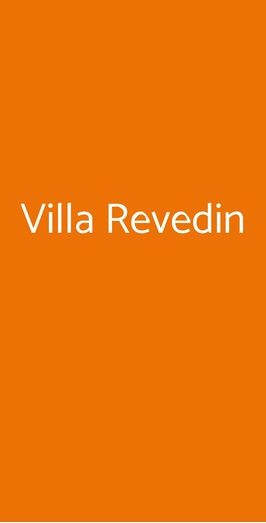 Villa Revedin