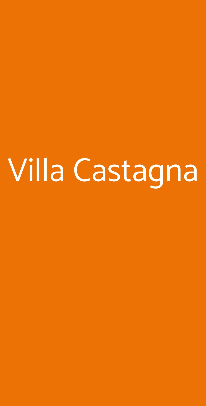 Villa Castagna Crocetta del Montello menù 1 pagina
