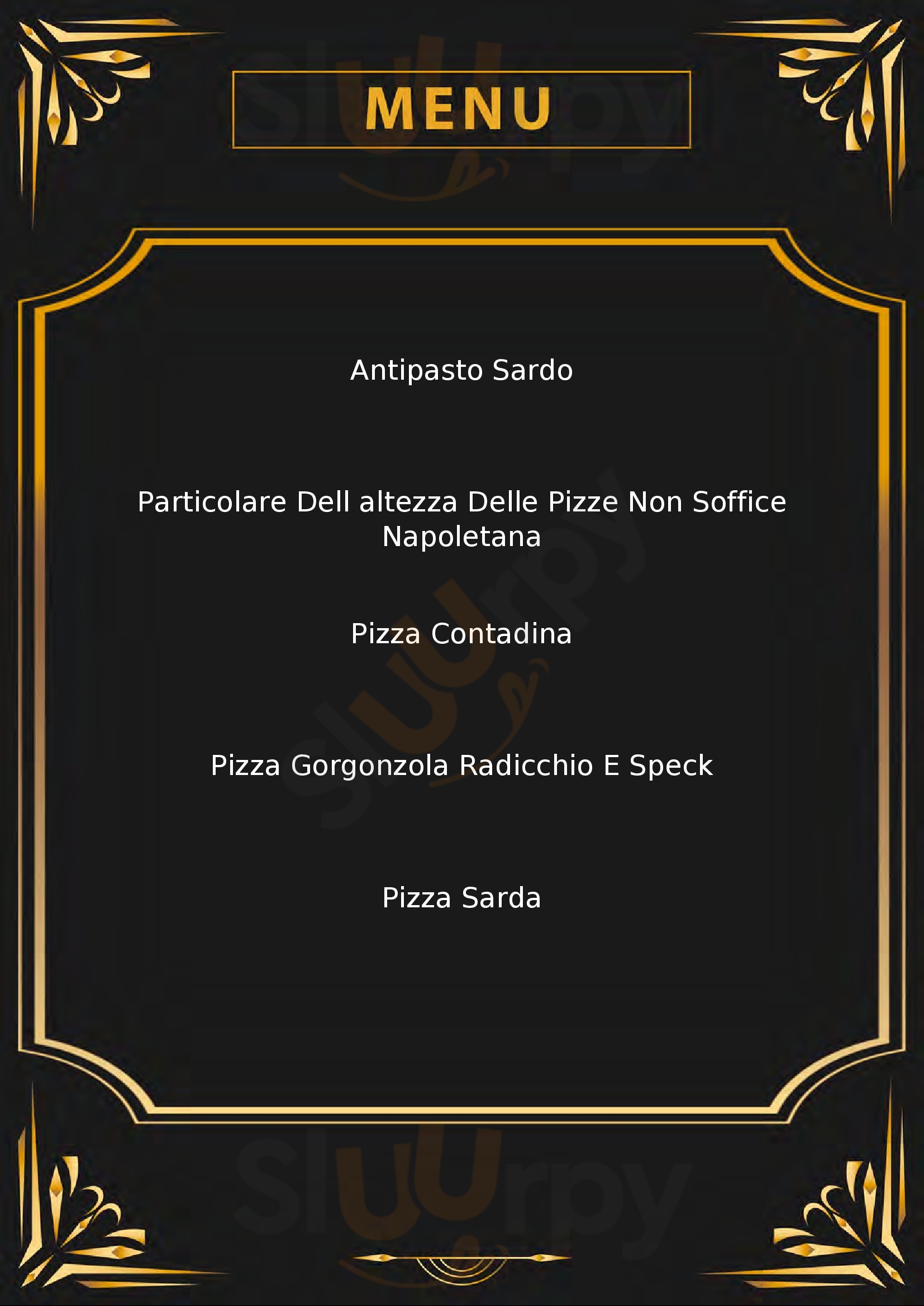 Ristorante Pizzeria La Fonte Pizza & Griglia Tempio Pausania menù 1 pagina
