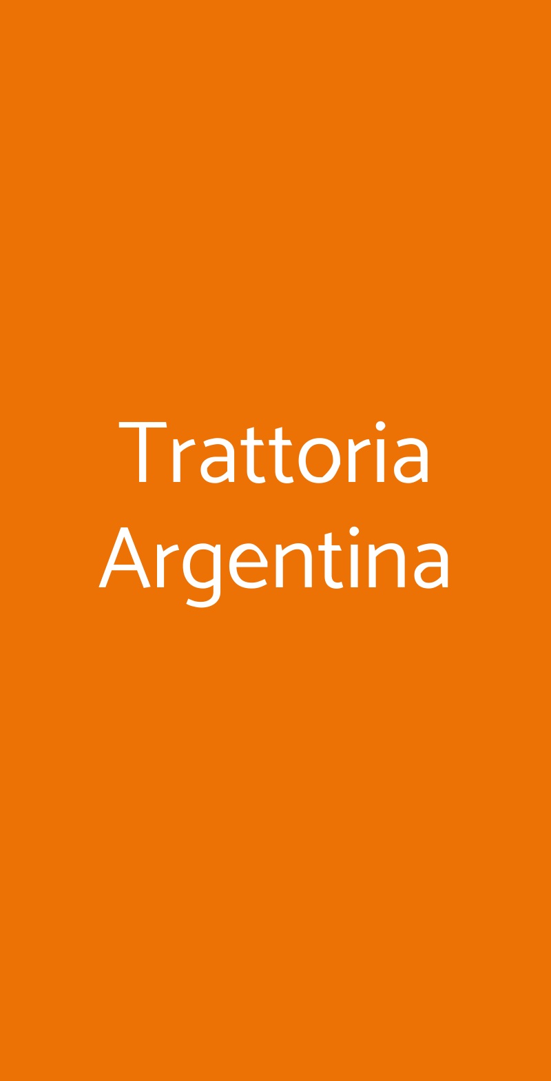 Trattoria Argentina, Refrontolo