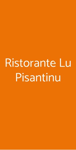 Ristorante Lu Pisantinu, Arzachena