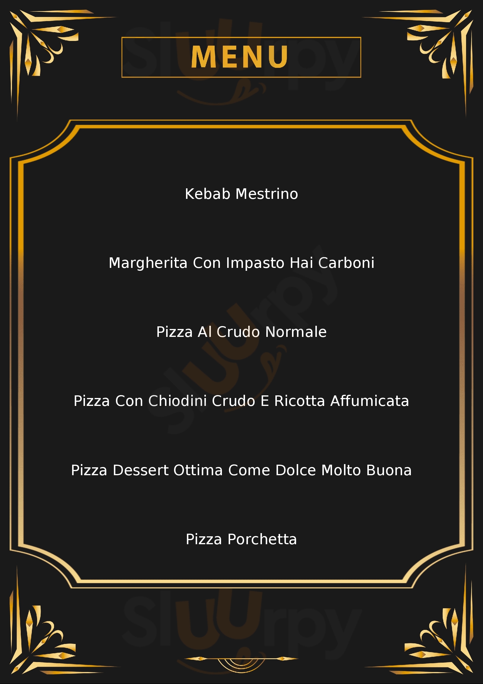 Ristorante Pizzeria San Rocco Motta di Livenza menù 1 pagina