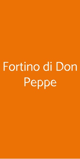 Fortino Di Don Peppe, Reggio Emilia