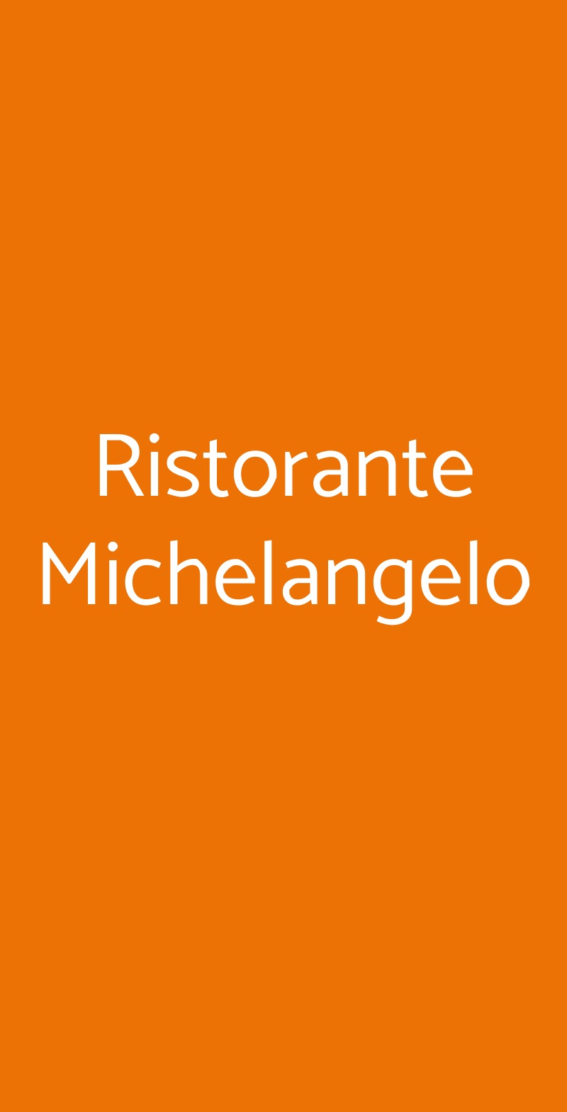 Ristorante Michelangelo Lecce menù 1 pagina